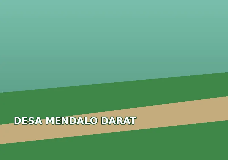 Ilustrasi Pendidikan dan Ekonomi Kawasan Mendalo Darat